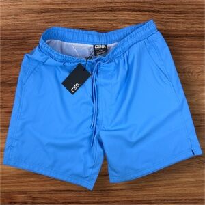 Champs Sports Gear Men’s Blue 7” Swim Trunks. Medium. NWT